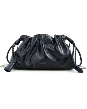 Veronica Beard Small Crinkle Stash Bag - Black