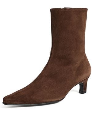 Alohas Ambar Suede Ankle Boots - Brown