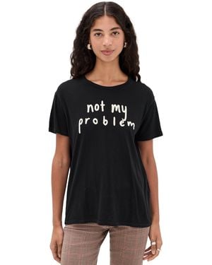 R13 Not My Problem Boy Tee - Black