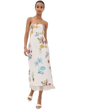 Isla & White Agape Dress - White