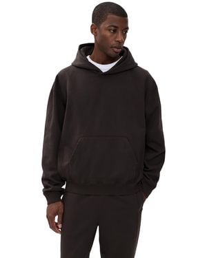 Reigning Champ Brushed Fleece '97 Relaxed Hoodie - Black