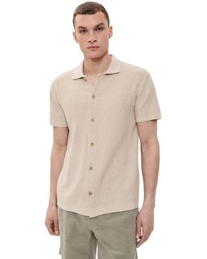 Taylor Stitch The Button Down Cotton Polo - Natural