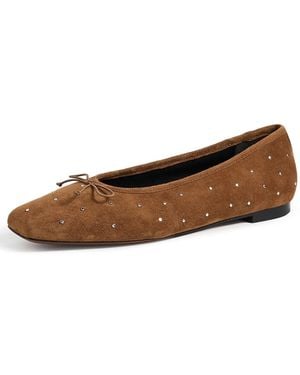 Vince Darla Stud Flats - White