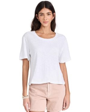 LoveShackFancy Calix Tee - White