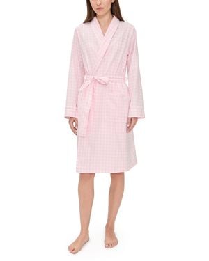 Petite Plume Gingham Robe - Pink