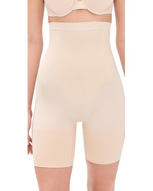 Spanx Sculpt Gofigure Mid Thigh Shorts - Natural