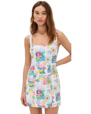 Show Me Your Mumu Steph Mini Dress - White