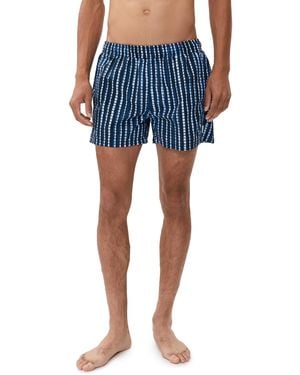 AUTO-REPLY Printed Sebastian Swim Trunks 4 - Blue