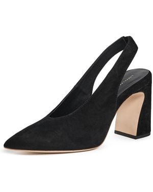 Loeffler Randall Katerina Suede Slingback Pumps - Black