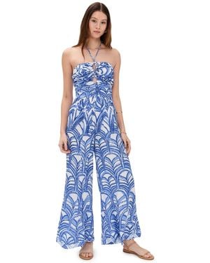 Poupette Claudia Long Jumpsuit - Blue