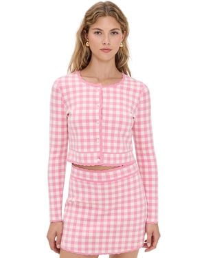 LoveShackFancy Bridgette Cardigan - Pink