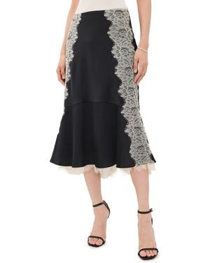 Cinq À Sept Esme Satin Liore Skirt - Black