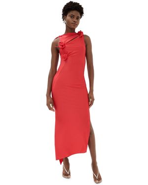 Coperni Ayetric Fower Gown X - Red