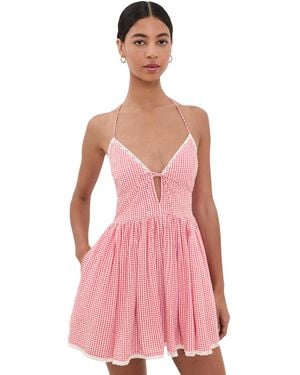 LoveShackFancy Khloe Dress - Pink