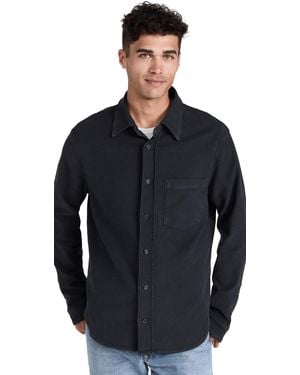 Citizens of Humanity Luca French Terry Bucket Dye Shirt - Blue