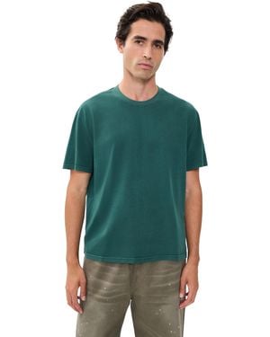 Marine Layer Relaxed Cloud 9 Sueded Jersey Tee - Green