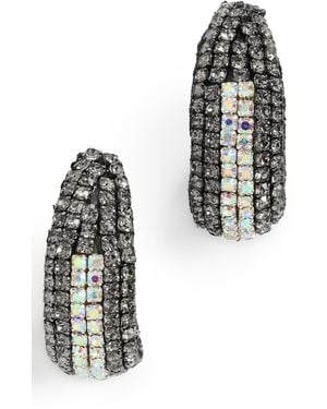 Deepa Gurnani Deepa By Biles Earrings - Black