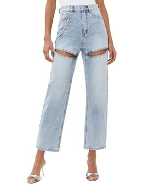 Area Slit Jeans - Blue