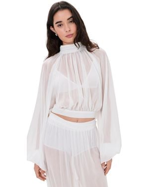 Lioness Suite Escape Blouse - White