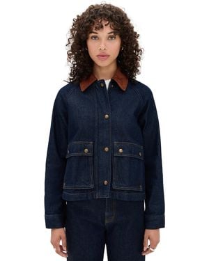 Madewell Denim Trapeze Jacket - Blue