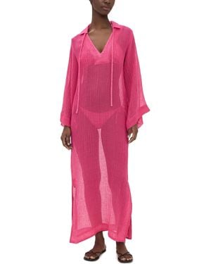 Lisa Marie Fernandez Tunic Caftan - Pink