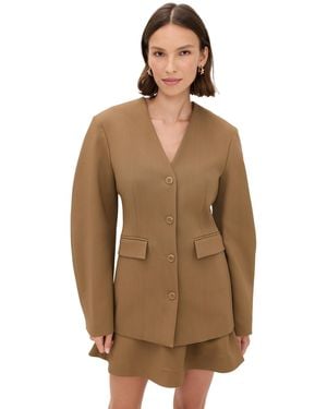 Nanushka Kaori Outerwear - Brown