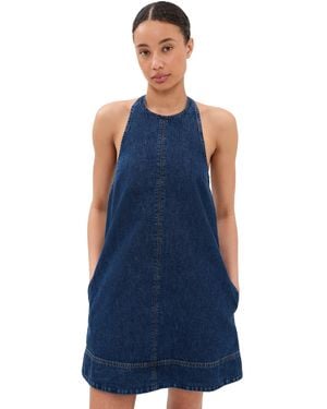 ALIGNE Sandy Denim Mini Dress - Blue