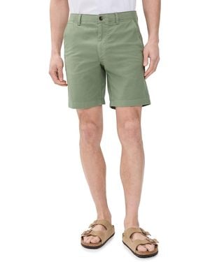 Faherty Essential Chino 8 Shorts - Green