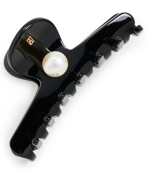 Alexandre De Paris Swarovski Pearl Clip - Black