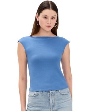 Reformation Darra Knit Top - Blue