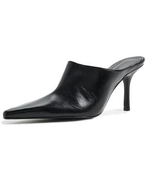 SCHUTZ SHOES Abby Heeled Mules - Black