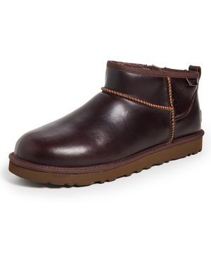 UGG Classic Ultra Mini Regen Leather Boots - Multicolor