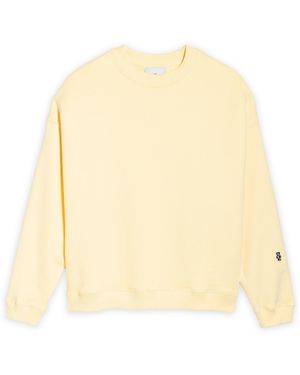 The Elder Statesman Coast Oversized Crew - Natural