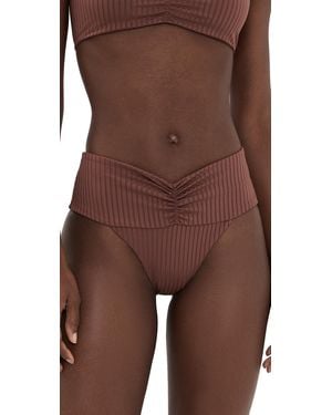LSPACE Bardot Classic Bikini Bottoms - Brown