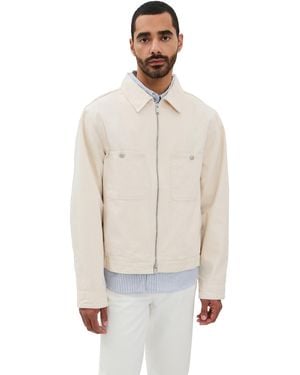 KNICKERBOCKER Pacific Denim Zip Jacket - White