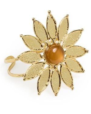 Sylvia Toledano Sunflower Cuff - Metallic