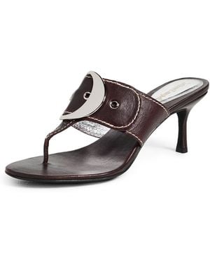 Jeffrey Campbell Solani Buckle Sandals - Black