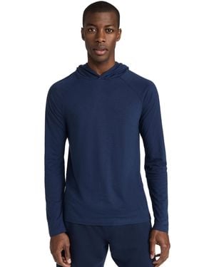 Alo Yoga Core Hooded Runner - Blue