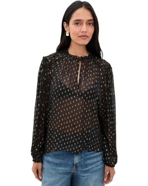 Ulla Johnson Elspen Silk Blouse - Black