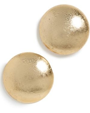 Lelet Kelly Dome Stud Earrings - White