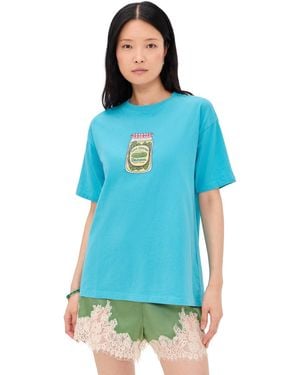 Damson Madder Snack Plate Graphic Tee - Blue