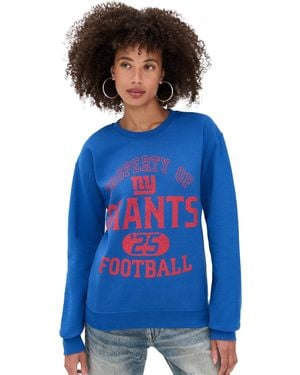 Junk Food Giants Property Crew Fleece Sweatshirt - Blue