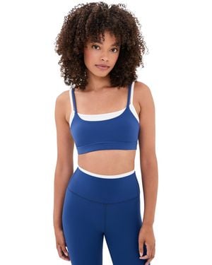 Splits59 Elliah Airweight Double Layer Bra - Blue