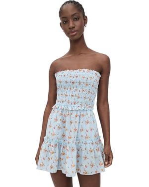 Sea Freya Strapless Mini Dress - White