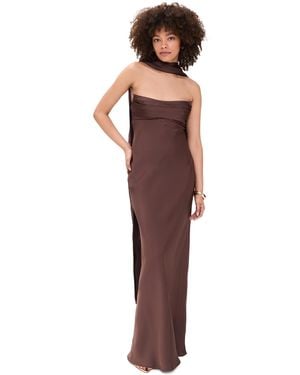 Runaway the Label Madeleine Strapless Maxi Dress - Multicolor