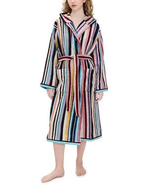 Missoni Chandler Hooded Bathrobe - Multicolor