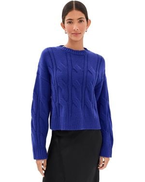 SABLYN Tristan Crew Neck Sweater - Blue