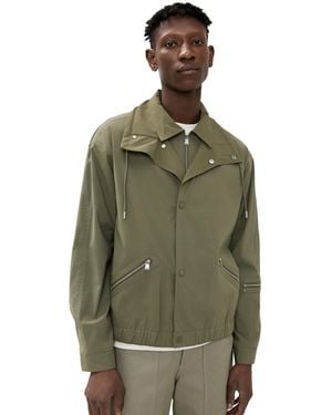 Jonathan Simkhai Donovan Double Placket Jacket - Green