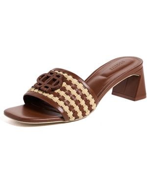Jonathan Simkhai Sydney Rope Woven Block Heels - Multicolor