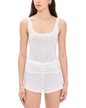 NEGATIVE Whipped A-Top - White